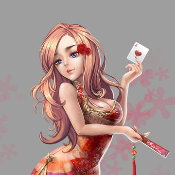 画了个小姐姐