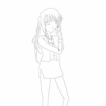 ソフィア立ち絵線画