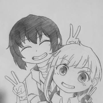 文ストわん！ 2巻 模写