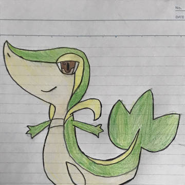 ツタージャ描いてみた