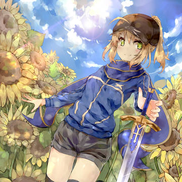 ヒマワリのX