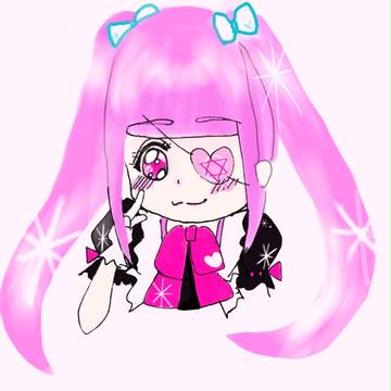眼帯女の子