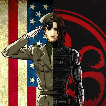 Bucky vs Winter Soldier