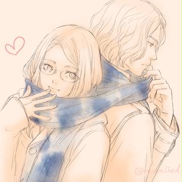 多聞センセと依子ちゃん。