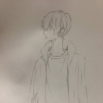 下描き