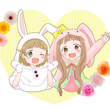 もふもふ９歳コンビ