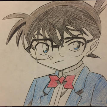 コナン描いてみた(o´∀`o)