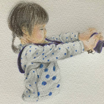 カメラ女児