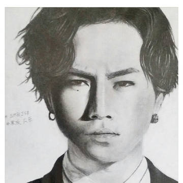 鉛筆画 登坂広臣