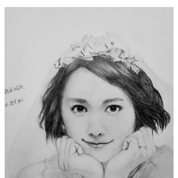 鉛筆画 新垣結衣