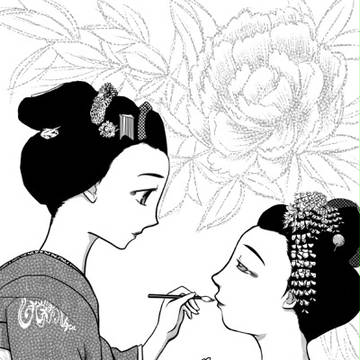 恋するパレット・９　パンフレットイラスト