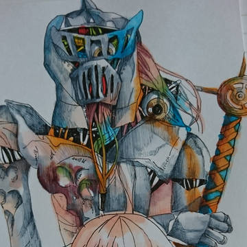 少女と騎士