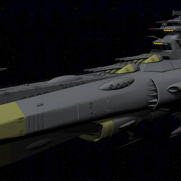 主力戦艦 ドレッドノート級 (モデリング完了)