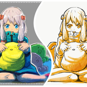 エロマンガ先生 イラストを描いてみた