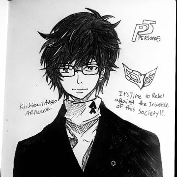 Persona Akira kurusu's fanart