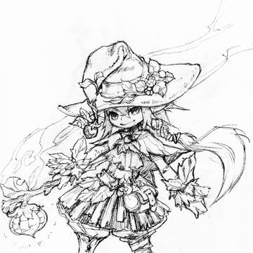 創作キャラ ラクガキ⑤