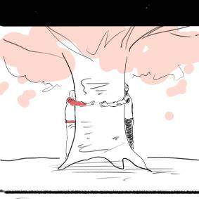 二人の手が届けば永遠に結ばれる、っていうジンクス