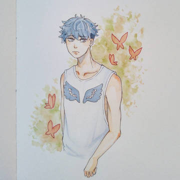 like a butterfly