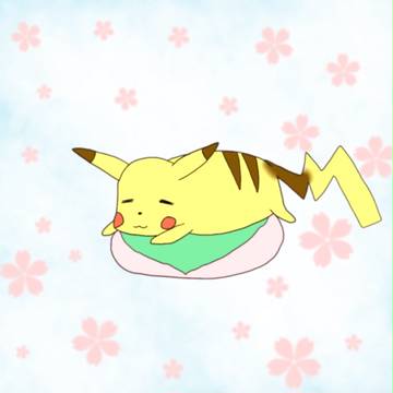 春ピカチュウ