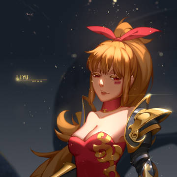 女武士。