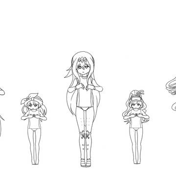 つるぺた(塗り絵)