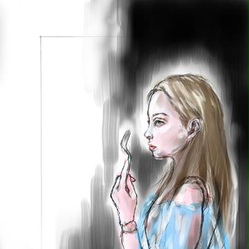 Doll and Fork