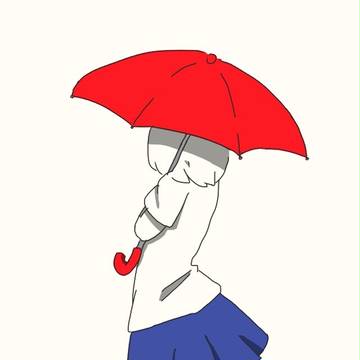 赤い傘