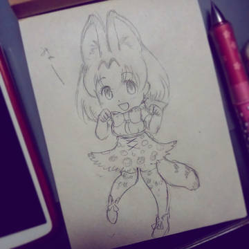 【けものフレンズ】お絵かきログ001