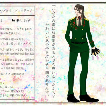 【ほうぐん‐夢‐】オルフェオ・ヴィオラーノ【軍人】