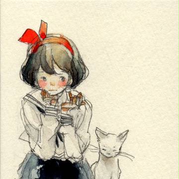 セーラー服と白猫