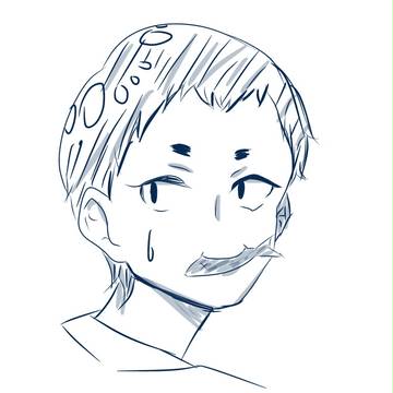お魚くわえた福永