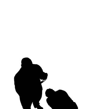 【オリジナル】擬態【影絵漫画】