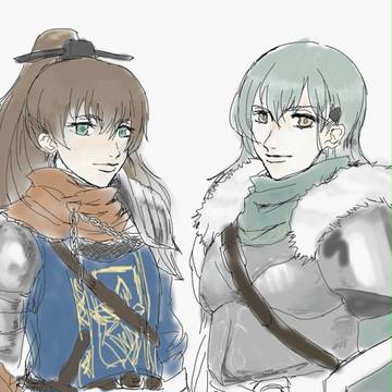 ファーナム鈴谷と上級騎士熊野