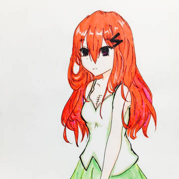女の子（落書き