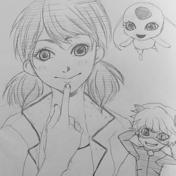 miraculousladybug 落書き