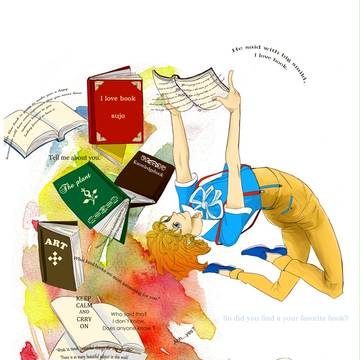 I like book.