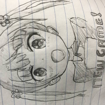 NEW GAME !  涼風 青葉（すずかぜあおば）描いてみた！