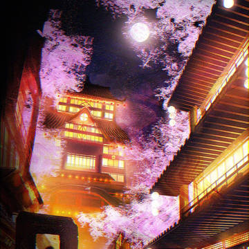 夜桜