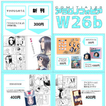 コミティア120おしながき