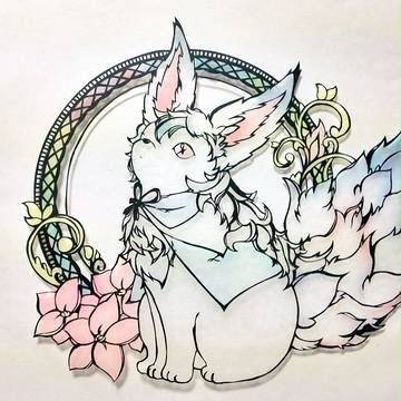 フォウくん切り絵