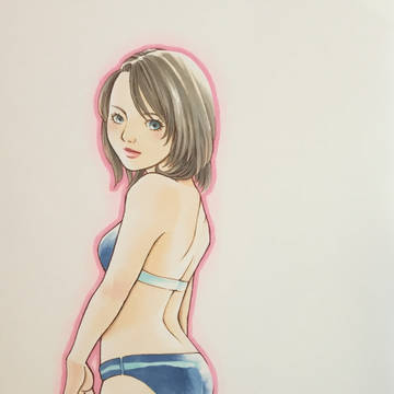 水着の女の子