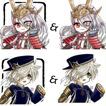 お知らせ・刀剣乱舞フリーアイコン追加画像