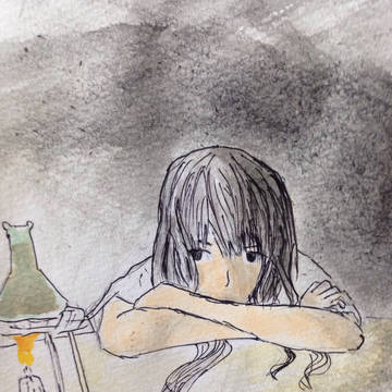 二見さんはアルコールランプを使った