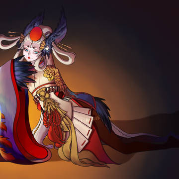 姑获鸟|金鸾鹤羽