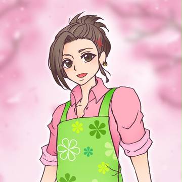 遅咲きの桜