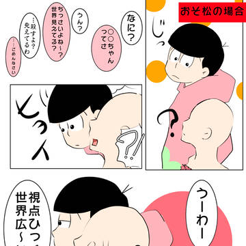 【夢松】身長差