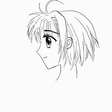 侧脸
