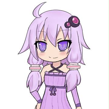 ゆかりさんの立ち絵っぽく練習