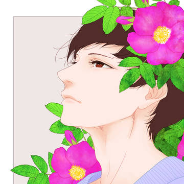 ハマナスの花