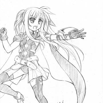 Pixivでは数年ぶりに上げたフェイトちゃん